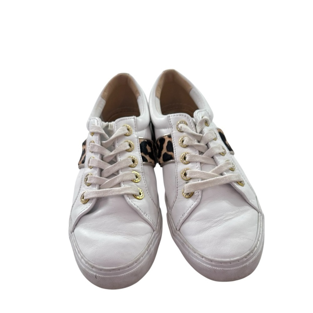 Lilly Pulitzer Lux Hallie Leopard Sneakers Sz 9 - Picture 2 of 5
